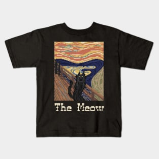 Kawaii Cat Famous Cat Art The Meow Kids T-Shirt